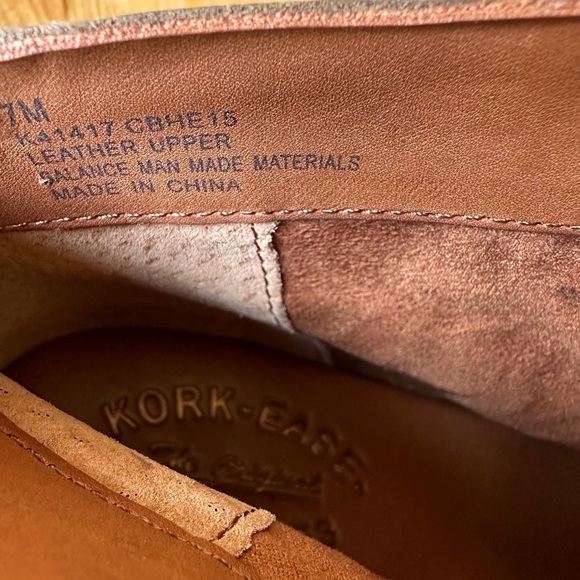 Kork-Ease Kissel Gray Slouch Square Toe Ankle Bootie Back Zip Leather Heel - Picture 11 of 13